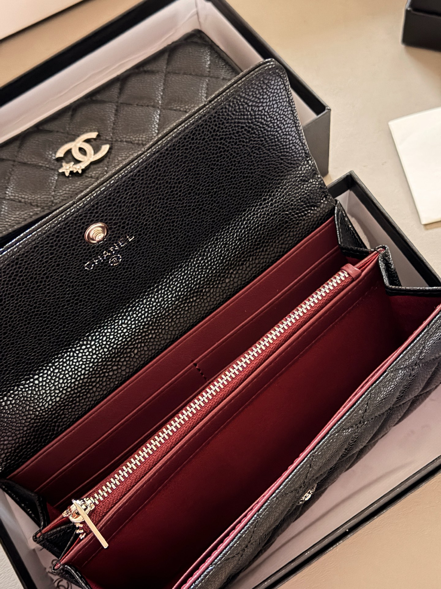CHANEL Long wallet